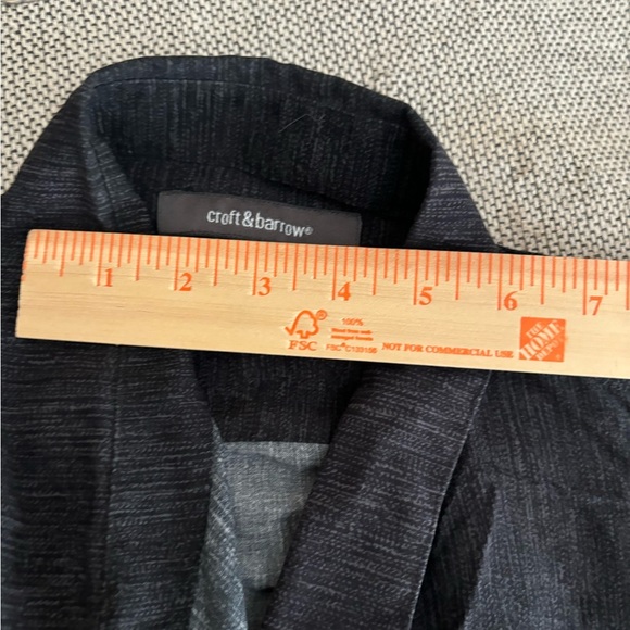 croft and barrow 2xlt Tops Button Down Shirt Men’s Gray With Beach Graphic Print - Picture 10 of 10